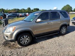 Salvage cars for sale at Hillsborough, NJ auction: 2005 Honda CR-V SE