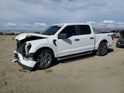 Ford salvage cars for sale: 2021 Ford F150 Supercrew