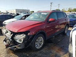 Salvage cars for sale from Copart Chicago Heights, IL: 2019 Volkswagen Tiguan S