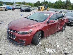 Chevrolet salvage cars for sale: 2018 Chevrolet Malibu LT