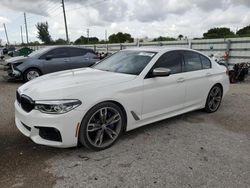 Vehiculos salvage en venta de Copart Miami, FL: 2018 BMW M550XI