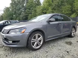 Salvage cars for sale at Waldorf, MD auction: 2014 Volkswagen Passat SEL