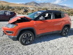 Salvage cars for sale at Reno, NV auction: 2018 Jeep Compass Trailhawk