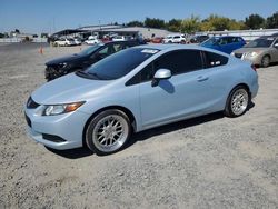 Salvage cars for sale at Sacramento, CA auction: 2012 Honda Civic LX