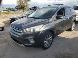 Salvage cars for sale at Riverview, FL auction: 2017 Ford Escape Titanium