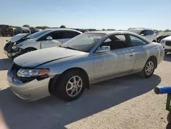 Salvage cars for sale at San Antonio, TX auction: 2002 Toyota Camry Solara SE