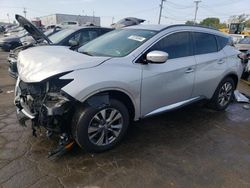 Salvage cars for sale at Chicago Heights, IL auction: 2015 Nissan Murano S