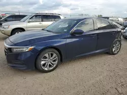 Salvage cars for sale at Houston, TX auction: 2019 Honda Accord LX