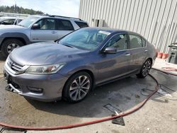 Salvage cars for sale at Franklin, WI auction: 2014 Honda Accord Sport