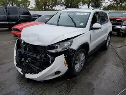 Salvage cars for sale at Bridgeton, MO auction: 2012 Volkswagen Tiguan S