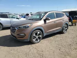 Salvage cars for sale at Brighton, CO auction: 2016 Hyundai Tucson Limited