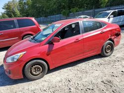 Salvage cars for sale at Candia, NH auction: 2015 Hyundai Accent GLS