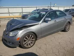 Salvage cars for sale at Dyer, IN auction: 2009 Mercedes-Benz C 300 4matic