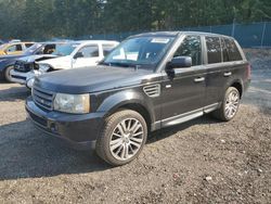 Land Rover salvage cars for sale: 2009 Land Rover Range Rover Sport HSE