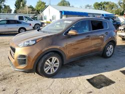 Salvage cars for sale from Copart Wichita, KS: 2017 KIA Sportage LX