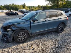 Volkswagen salvage cars for sale: 2020 Volkswagen Tiguan SE