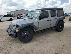 Salvage cars for sale at Amarillo, TX auction: 2018 Jeep Wrangler Unlimited Sport