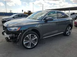 Salvage cars for sale at Anthony, TX auction: 2024 Audi Q5 Sportback PRM PLS 45