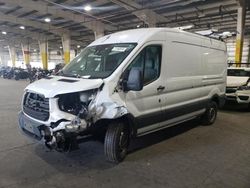 Salvage trucks for sale at Woodburn, OR auction: 2017 Ford Transit T-250