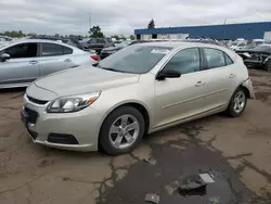 Chevrolet Malibu ls salvage cars for sale: 2015 Chevrolet Malibu LS