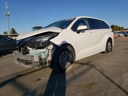 Salvage cars for sale at Hayward, CA auction: 2022 Toyota Sienna LE