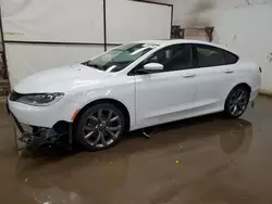 Salvage cars for sale at Davison, MI auction: 2015 Chrysler 200 S