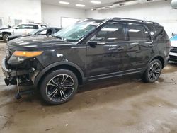 Salvage cars for sale at Davison, MI auction: 2015 Ford Explorer Sport