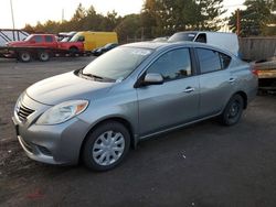 Salvage cars for sale at Denver, CO auction: 2012 Nissan Versa S