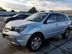 Salvage cars for sale at Littleton, CO auction: 2008 Acura MDX Technology