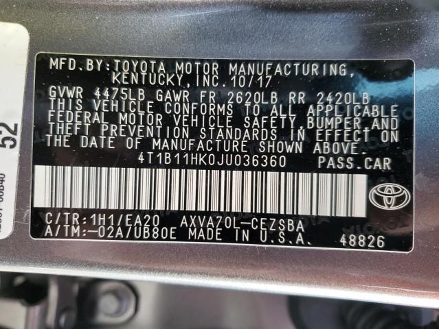 2018 Toyota Camry L