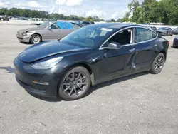 Salvage cars for sale at Dunn, NC auction: 2019 Tesla Model 3