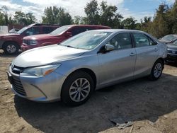 Toyota salvage cars for sale: 2016 Toyota Camry LE