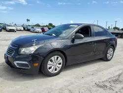 Vehiculos salvage en venta de Copart Corpus Christi, TX: 2015 Chevrolet Cruze LS