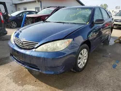 Salvage cars for sale at Pekin, IL auction: 2005 Toyota Camry LE