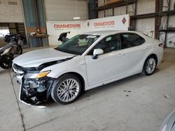 Salvage cars for sale at Eldridge, IA auction: 2018 Toyota Camry Hybrid