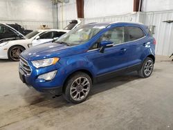 Salvage cars for sale at Milwaukee, WI auction: 2019 Ford Ecosport Titanium