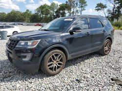 Salvage SUVs for sale at auction: 2017 Ford Explorer Sport