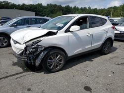 Salvage cars for sale at Exeter, RI auction: 2015 Hyundai Tucson GLS