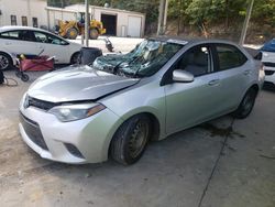 Salvage cars for sale at Hueytown, AL auction: 2016 Toyota Corolla L