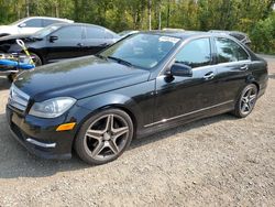 Carros salvage para piezas a la venta en subasta: 2012 Mercedes-Benz C 300 4matic