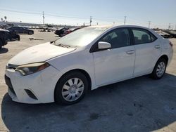 Salvage cars for sale at Sun Valley, CA auction: 2016 Toyota Corolla L