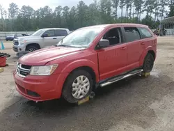 Salvage cars for sale at Harleyville, SC auction: 2015 Dodge Journey SE