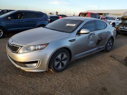 Salvage cars for sale at Brighton, CO auction: 2012 KIA Optima Hybrid