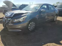 Salvage cars for sale at Elgin, IL auction: 2012 Honda Accord LX