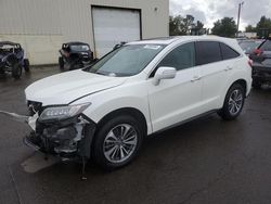 Salvage cars for sale at Woodburn, OR auction: 2016 Acura RDX Advance