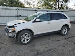 Salvage cars for sale at West Mifflin, PA auction: 2013 Ford Edge SEL