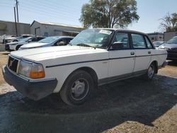 Volvo Vehiculos salvage en venta: 1989 Volvo 244 DL