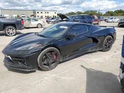 Chevrolet salvage cars for sale: 2021 Chevrolet Corvette Stingray 1LT