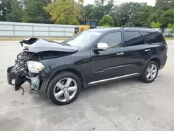 Salvage cars for sale at Augusta, GA auction: 2012 Dodge Durango Citadel