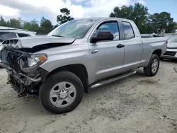 Salvage cars for sale from Copart Hampton, VA: 2018 Toyota Tundra Double Cab SR